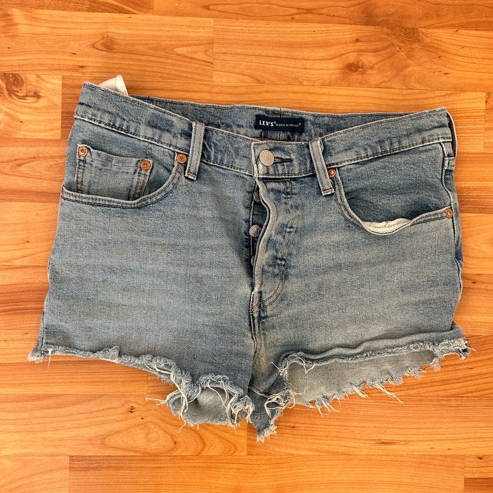 Levi’s Made and Crafted cutoffs, 27